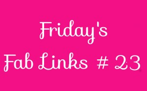 Personal Finance Blog Roundup - Friday's Fab Links #23